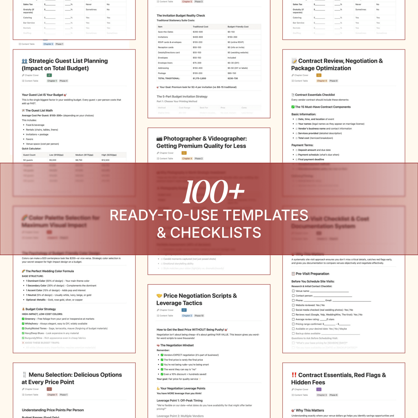 The Complete Budget - Friendly Wedding Planning System plannr plannr.co